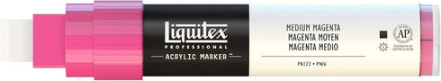 Liquitex Professional Wide Paint Marker, Medium Magenta...