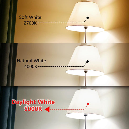Dimmable LED Edison Bulbs,6W Equivalent to 60W Vintage Light Bulb, E26 5000K ST58/ST19 LED Bulbs, Antique Flexible Spiral LED Filament Light Bulbs...
