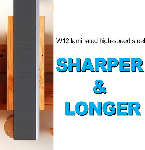 4Inch HSS Jointer Planer Knives Blades for Delta 4" 37-290 Walker Turner 4 x 19/32 x 3/32 Ihches 3pcs...