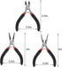 WUCID Jewelry Pliers,3.5-inch Pliers Elbow Straight Head Tweezers 12-Piece Jewelry Making Kit DIY Beaded Combination Kit Jewelry Making Supplies...
