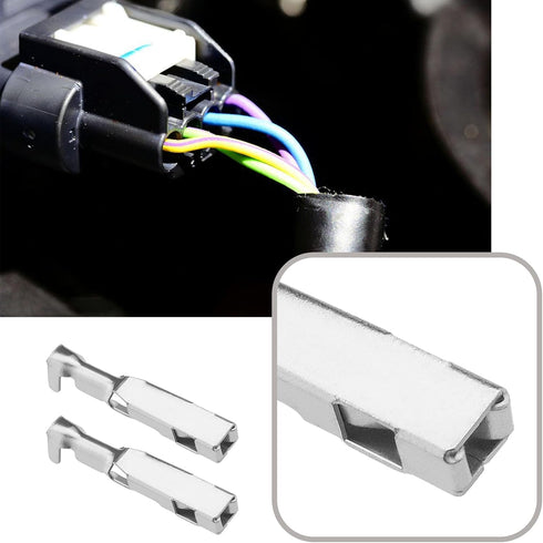 50Pcs 1.5mm Car Female Connection Terminal 211CC2S1160P Compatible with Delphi Female Terminal Connectors Automotive Wiring Harness Connector...