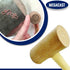 Natural Rawhide Mallet Tool, Professional Rawhide Hammer Head Mallet for Rounding Ring Shanks, Jewelry Making, Leather working, Woodworking, Size ...