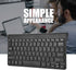 Mini Wired Keyboard and Mouse Set Compact Size, Light Weight, Ultra-Thin Design USB Keyboard Optical Mouse Combo for PC Laptop(Black)...
