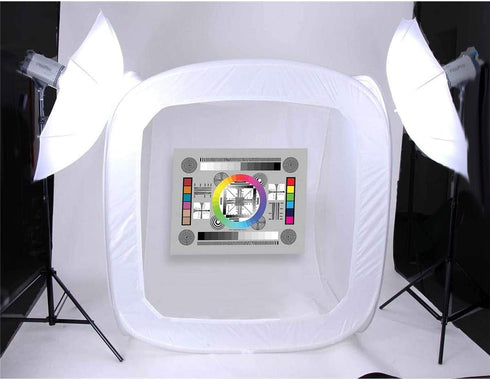 High Resolution 8.5x11" Chrome SD Professional Lens Test Chart, 3-Pack...