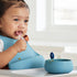 NumNum Suction Bowl + Pre-Spoon GOOtensils Self Feeding Set for Babies & Toddlers | Baby Spoon Set (Stage 1+ 2) | 100% Food Grade Silicone BPA-Fre...