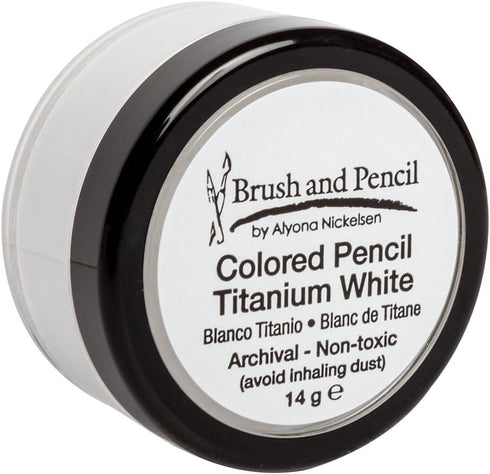 Brush and Pencil Colored Pencil Titanium White...