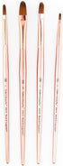 Royal & Langnickel Crafter's Choice Pro Synthetic Sable Filbert Craft Brush Set, 4pc...
