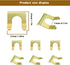 15 Pieces Brake Line Clips Metal Brake Line Retainer U Shaped Brake Hose Clips Replacement Hose Clamps Metal Brake Line Retainer Brake Cable Clip ...