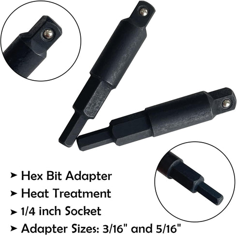 Sutekus Hvac Service Wrench Set 3/16” 3/8” 5/16'' 1/4'' Air Conditioner Valve Ratchet Wrenches Reversible Ratcheting Wrench Set for Refrigeration ...