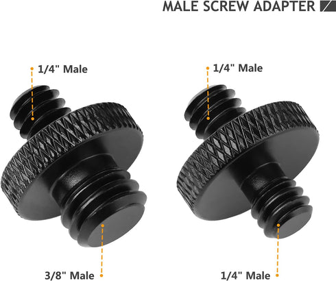 24 Pcs Camera Screw Adapter 1/4 to 1/4 and 1/4 to 3/8 Tripod Mount Converter Set for Camera Mount, Monopod, Ballhead, Flash Light Stand Frgyee...