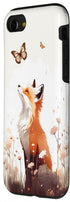 iPhone SE (2020) / 7 / 8 Fox Butterfly Forest Animal Case...