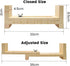 Xximuim Wooden Jig Bracelet Maker, Adjustable Paracord Jig Bracelet Maker U Shape Wooden Frame Bracelet Jig Kit DIY Wristband Rope Knot Braided Fi...