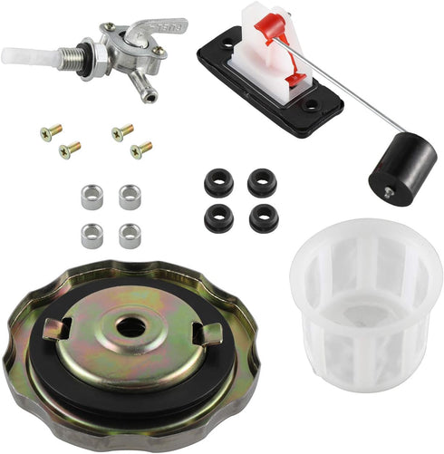 Universal 5 Gallon 7 Gallon Generator Gas Fuel Tank Valve Chrome Cap Engine...