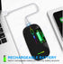 Wireless Bluetooth Mouse for laptop,Rechargeable Mouse 2.4G USB Optical Wireless Mouse,LED Slim Dual Mode(Bluetooth 5.0 and 2.4G) Wireless Mouse f...