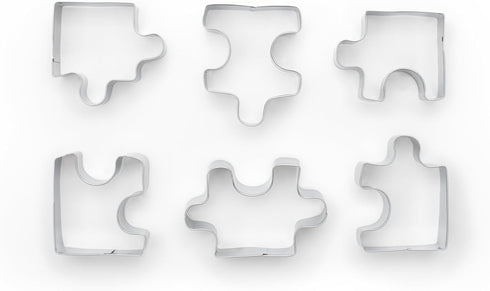 Fox Run Cookie Cutter Set, Puzzle Pieces Cookie Cutter Set...
