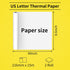 COLORWING Thermal Paper 8.5in x 49ft US Letter for Portable Printer, Compatible with M08F, M832 and Other Letter Inkless Thermal Printer - 2 Rolls...