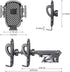 Cell Phone Holder for Car,Dashboard/Windshield/Air Vent Cell Phone Holder,Universal Sturdy Suction Cup Car Phone Mount,Compatible with All Smart P...