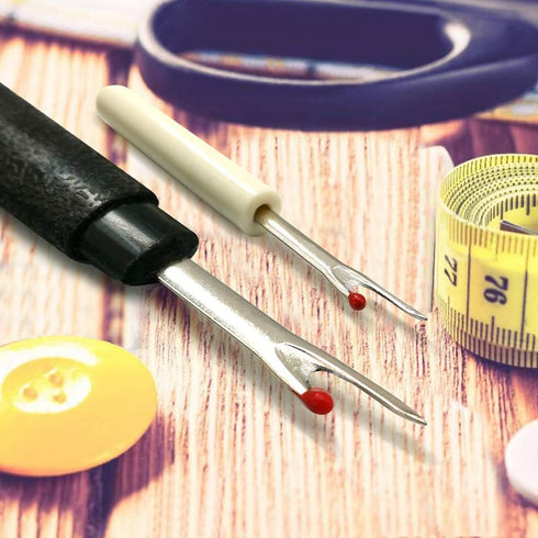 2PCS Seam Rippers, Sharp Sewing Seam Thread Remover Stitch Unpicker with Ergonomic Handles for Needle Work Patterns and Sewing Clothes...