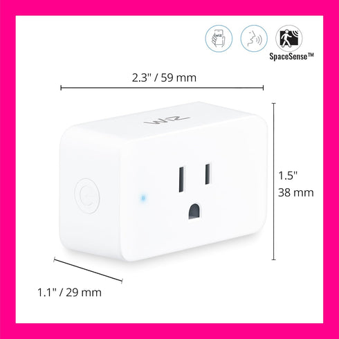 WiZ Connected WiZ Smart Plug Gen 2 - Pack of 1 - Type B - Connects to Your Existing 2.4Ghz Wi-Fi - Control App - Works with Google Home, Alexa and...