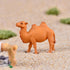 Hand Painted Camel Figurines Miniature Animal Statue Wildlife Bactrian Camel Figure Toy Cake Toppers Moss Landscape Decoration DIY Terrarium Craft...