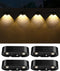 Solar Fence Lights, 50 Lumens Bright Lens LED Solar Lights Outdoor Waterproof, Warm White/Cool White/RGB Mode, Solar Lights for Fence, Deck, Wall,...