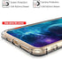 REVVL 6X Pro 5G/REVVL 6 Pro 5G Case,Blue Butterfly Flowers Rose Drop Protection Shockproof Case TPU Full Body Protective Scratch-Resistant Cover f...