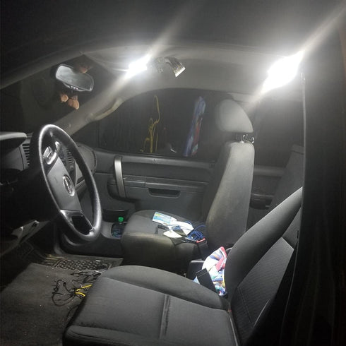 Alla Lighting 41mm/42mm 578 211-2 212-2 LED Festoon Bulbs, 6000K Xenon White CAN-Bus Interior Dome, Map, Trunk, Step Courtesy Lights Lamps...