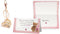 Smiling Wisdom - Piglet Gratitude Quote Mini Greeting Card and Heart Keychain Gift Set - Friend Teacher Woman - Gold...