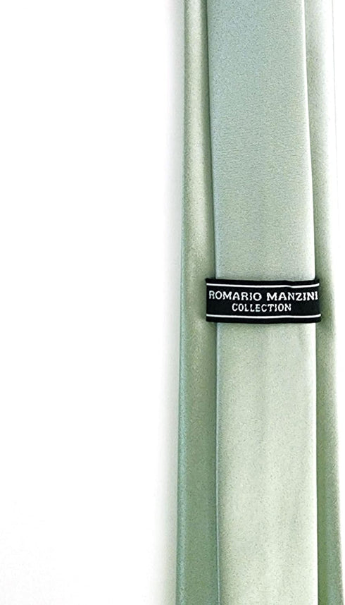 Solid Light Sage Green Color 2.75" Slim Men's Ties...