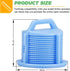 AGM73269501 Washer Water Inlet Valve Filter Screen by Techecook - Compatible for L-G Ken-more Washing Machine - Replaces 1810261, AP5202486, PS3618281, EAP3618281 L-G (Pack of 4)