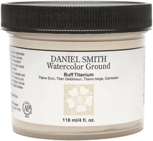 DANIEL SMITH Watercolor Ground 4oz Jar, Buff Titanium, 284055005, 4-Ounce...