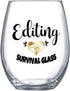 Funny Photography Gifts for Women Editor Gifts for Her Photographer Accessories Stemless Wine Glass 0324...