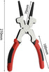8" Welding Pliers, Multifunction Carbon Steel MIG Welding Pliers with Insulated Handle, Long Nose Pliers Wire Cutting Pliers...