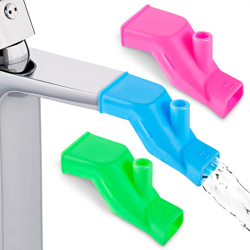 3Pcs Sink Extender for Toddlers - Sink Faucet Extender for Toddlers Bath Faucet Cover for Kids Faucet Extender for Sink Bath - Toddler Sink Extend...