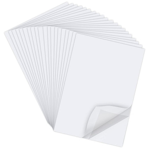 A4 Size 8.3x11.5 Inch Clear Double Sided Adhesive Tape Sheets, Super Strong Sticky Tape, DIY Art, Craft, Home Decorative Tape with White Liner (30...