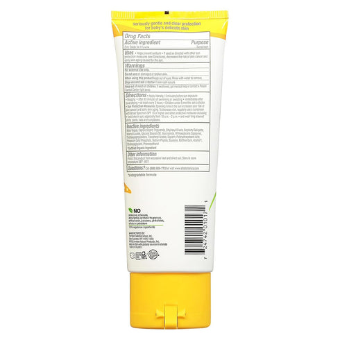 Alba Botanica Baby Sunscreen for Face and Body, Sheer Mineral Sunscreen Lotion, Broad Spectrum SPF 50, Water Resistant and Fragrance-Free, 3 Fl Oz...