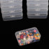 10 Packs Small Clear Plastic Beads Storage Containers Box Transparent Boxes with Hinged Lid for Small Items, Jewelry, Crafts (3.34 x 2.16 x 1 in)...