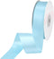 VATIN Double Face Light Blue Satin Ribbon 1" Continuous 25 Yards,Blue Polyester Fabric Ribbon use for Bows Bouquet, Gift Wrapping, Floral Arrangem...