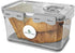 Bread Box for Kitchen Countertop?Bread Storage Container with Airtight Lid?Time Recorder Bread Box for keeping Bread, Toast?Donut?agel, Loaf Fresh...