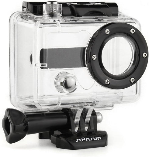 SOONSUN Replacement Waterproof Housing Case for GoPro HD Hero and HD Hero 2 Camera Underwater Protective Dive Housing Case...