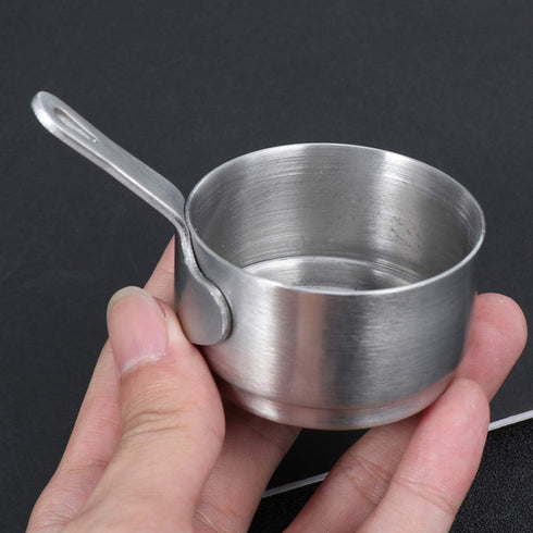 Hemoton Mini Saucepan Butter Milk Cheese Melting Pot Pan Small Heating Pot Cookware with Handle for Home Kitchen Restaurant Size S 9.5x5.3x5cm...