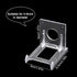 10 Pcs Mini Acrylic Plate Stands, Mini Clear Plastic Display Holders Adjustable Picture Plate Easels Stands for Display (S)...