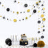 Cheerland Black Gold Party Decorations Star Garland Moon Stars Hanging Star Streamers Birthday Wedding Baby Shower Graduation NYE 2024 New Year Ei...