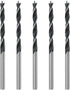 4mm Wood Drill Bit 3 Point Woodworking Drill 5pcs...