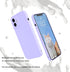 Case for iPhone 12 Silicone, Soft Liquid Silicone Gel Rubber Phone Case Shockproof Protective Case Cover with Camera Lens Protector for iPhone 12 ...