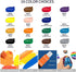 Aen Art Acrylic Paint Set for Pumpkin Painting, 16 Colors Painting Supplies for Canvas Wood Fabric Ceramic Crafts, Non Toxic&Rich Pigments for Beg...