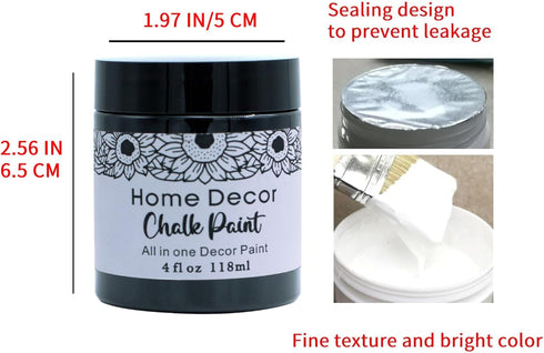 Grey Chalk Paint for Furniture,Chalk Finish Furniture Paint,Craft Paint for Wood,Interior House Paint,Chalkboard Paint for DIY Home Decor,Table,Ca...