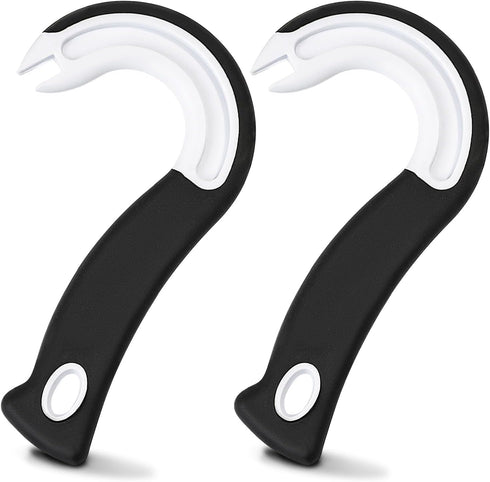 2PCS Easy Open Ring Pull Can Opener,Ergonomic Pop Top Can Opener Tool,Hook Can Opener for Pop Top Can,Manual Bottle Opener for Seniors,Children an...
