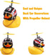 wonuu Rubber Duck Car Ornaments Yellow Duck Car Dashboard Decorations with Propeller Helmet...