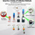 Butane Refill Adapter Isobutane Fuel Canister Isobutane Canister Butane Propane adapter with Exhaust Air Pressure Button/Great for jetboil fuel Ca...